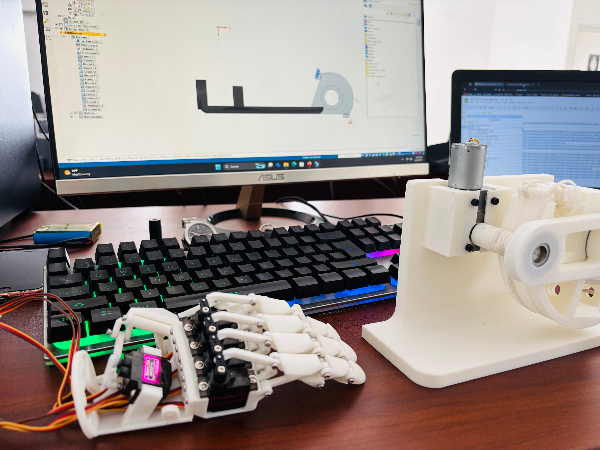 Robot hand prototype