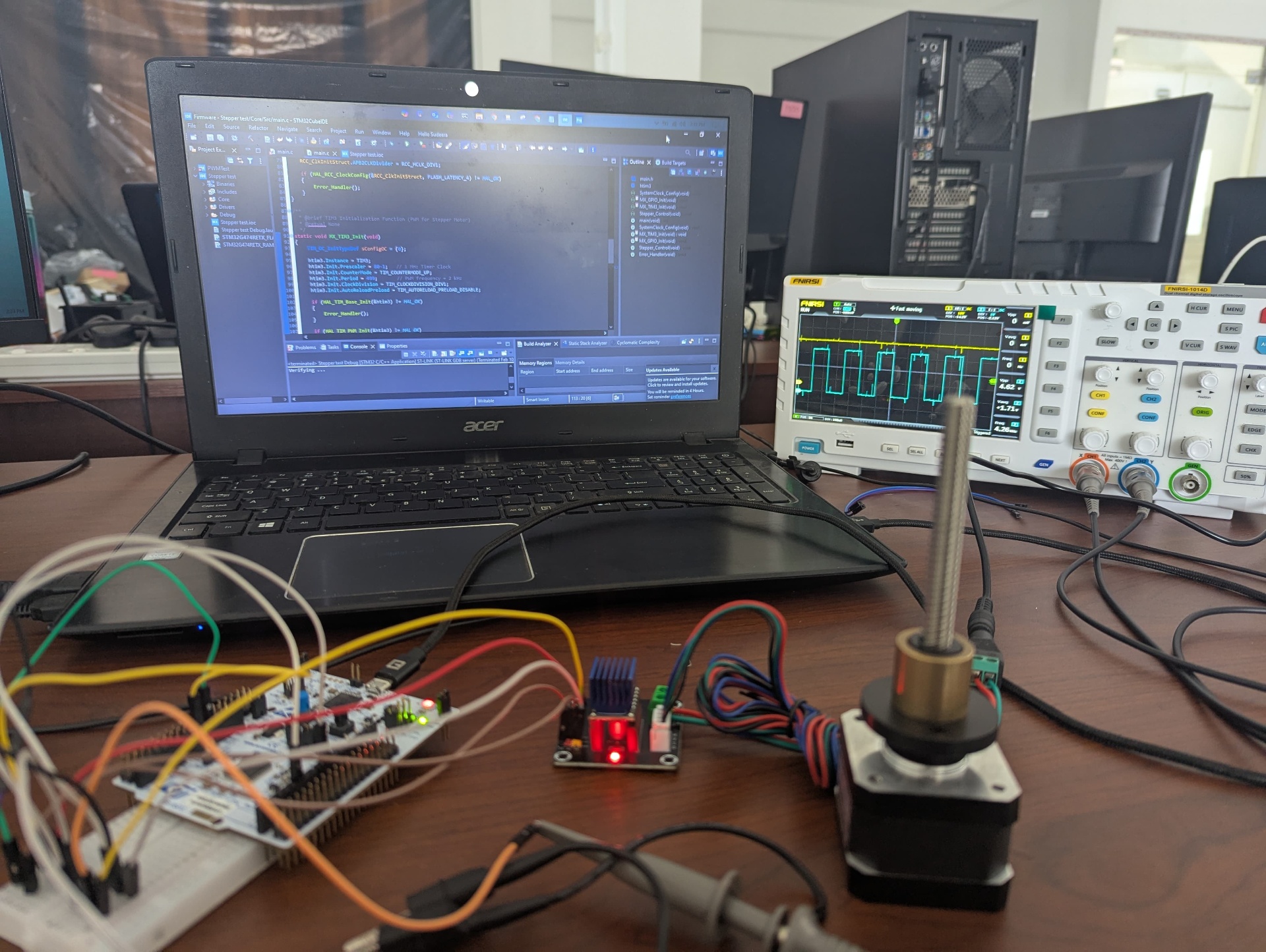 Oscilloscope debug